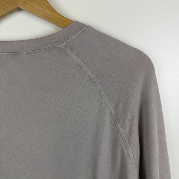 Standard James Perse Pullover Sweatshirt Size 3 Large Gray Lounge Comfy Casual - Picture 2 of 11